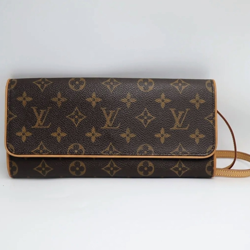 Louis Vuitton Brown Monogram TWIN Crossbody Bag Pre-Owned